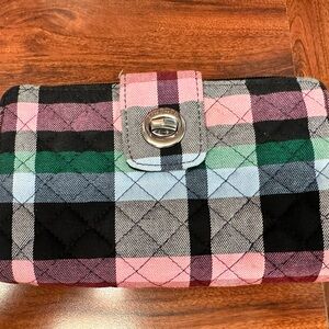 Vera Bradley turnlock wallet